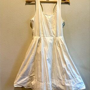 Club Monaco Elegant White Sleeveless Dress